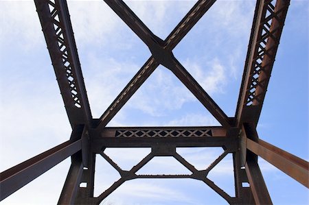 Metal abstracts of various bridges and ladders Stock Photo - Budget Royalty-Free & Subscription, Code: 400-05118748