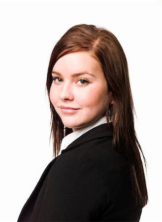 Portrait of a young woman Stock Photo - Budget Royalty-Free & Subscription, Code: 400-05118954