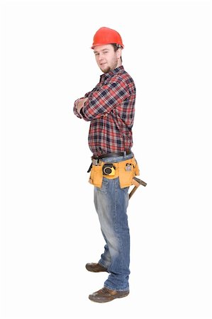 simsearch:400-04648821,k - worker with tools. over white background Foto de stock - Royalty-Free Super Valor e Assinatura, Número: 400-05119906