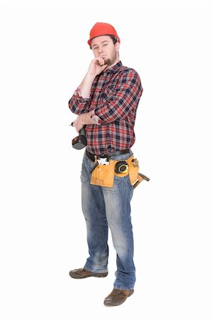 simsearch:400-04612522,k - worker with tools. over white background Foto de stock - Royalty-Free Super Valor e Assinatura, Número: 400-05119907