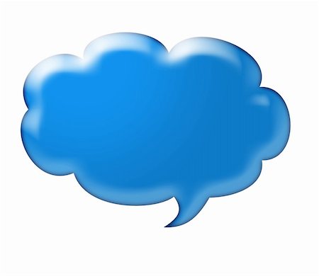 speech bubble with someone thinking - Speech bubbles ready for your text Stock Photo - Budget Royalty-Free & Subscription, Code: 400-05110147