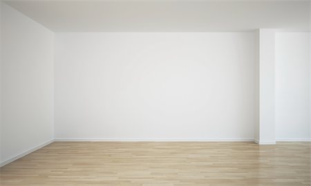 3d rendering of an empty room Stockbilder - Microstock & Abonnement, Bildnummer: 400-05110360