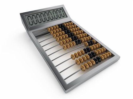 simsearch:400-05682310,k - abacus with metal frame and calculating display Stockbilder - Microstock & Abonnement, Bildnummer: 400-05110460