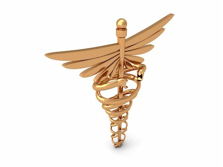simsearch:400-05701895,k - isolated 3d golden medical symbol Stock Photo - Budget Royalty-Free & Subscription, Code: 400-05111054