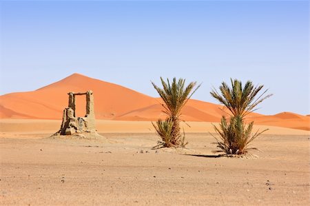 Beautiful Desert Landscape. Sahara, Morocco. Stock Photo - Budget Royalty-Free & Subscription, Code: 400-05112500