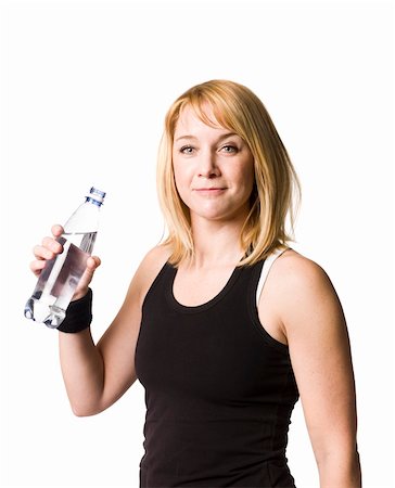 simsearch:400-05112689,k - Work-out Girl drinking water Foto de stock - Super Valor sin royalties y Suscripción, Código: 400-05112706