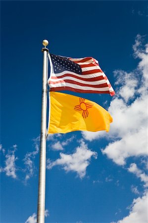 Flag USA and New Mexico Stock Photo - Budget Royalty-Free & Subscription, Code: 400-05113392