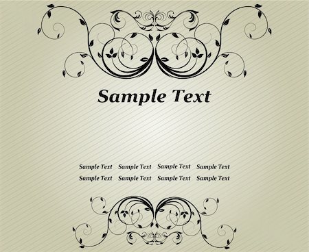 simsearch:400-04672958,k - Abstract floral vector design Stock Photo - Budget Royalty-Free & Subscription, Code: 400-05113606