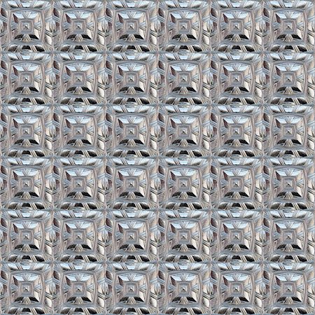 seamless texture of glossy metal classic ornamental shapes Stock Photo - Budget Royalty-Free & Subscription, Code: 400-05125075