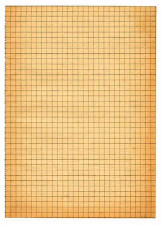 simsearch:400-06568755,k - piece of old dirty squared paper on white Stock Photo - Budget Royalty-Free & Subscription, Code: 400-05125665