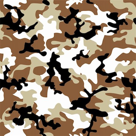 simsearch:400-05182601,k - Desert camouflage abstract seamless background in shades of brown Stock Photo - Budget Royalty-Free & Subscription, Code: 400-05125831
