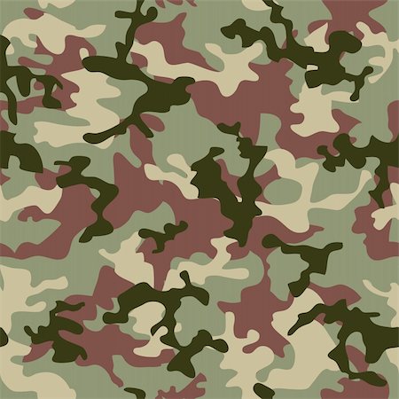 simsearch:400-05182601,k - illustrated Green camouflage seamless background in forest colors Stock Photo - Budget Royalty-Free & Subscription, Code: 400-05125832