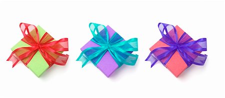 simsearch:400-04996602,k - Gift Boxes on Isolated White Background Photographie de stock - Aubaine LD & Abonnement, Code: 400-05127134