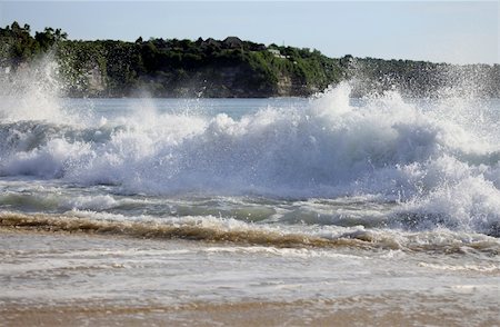 The big wave. Dreamland beach - Bali Foto de stock - Super Valor sin royalties y Suscripción, Código: 400-05127398