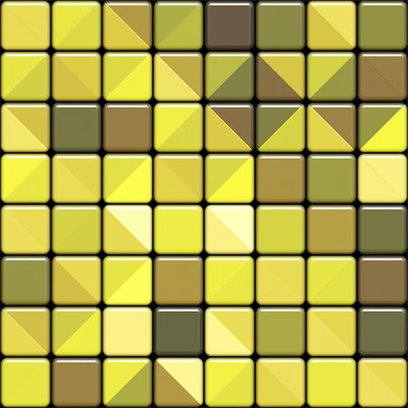 simsearch:400-04781499,k - seamlees 3d texture of yellow tiles with square motive Photographie de stock - Aubaine LD & Abonnement, Code: 400-05127638