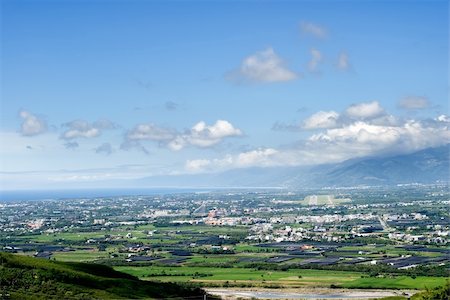 farm water rocks - It is a small town near the mountain. Stock Photo - Budget Royalty-Free & Subscription, Code: 400-05127948