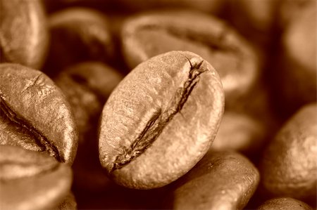 simsearch:400-04094520,k - Macro picture of coffee beans. Fotografie stock - Microstock e Abbonamento, Codice: 400-05128901