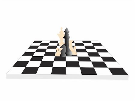 simsearch:400-05070051,k - vector chess board and figures, set61 Stock Photo - Budget Royalty-Free & Subscription, Code: 400-05129474