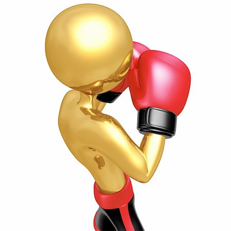 simsearch:400-07047642,k - A Boxing Concept And Presentation Figure In 3D Stock Photo - Budget Royalty-Free & Subscription, Code: 400-05129514