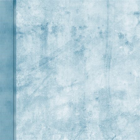 Frosted blue grunge background with left side border Stockbilder - Microstock & Abonnement, Bildnummer: 400-05129528