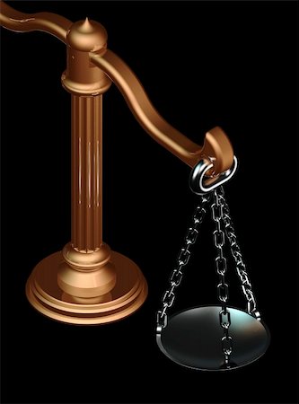 3d render of Balance Scales. Stockbilder - Microstock & Abonnement, Bildnummer: 400-05121120