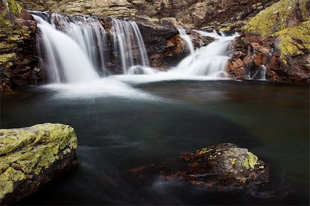 Beautiful waterfall in Alvao Natural Park, Portugal. Stock Photo - Budget Royalty-Free & Subscription, Code: 400-05121799