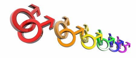 simsearch:400-04747123,k - a row of rainbow colored men symbols Stock Photo - Budget Royalty-Free & Subscription, Code: 400-05122122