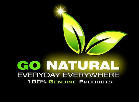 Go natural environment saving card Stock Photo - Budget Royalty-Free & Subscription, Code: 400-05122367