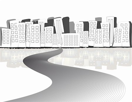 Illustration of City background Stockbilder - Microstock & Abonnement, Bildnummer: 400-05122378