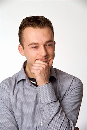 simsearch:400-06065852,k - a young man with short hair Stock Photo - Budget Royalty-Free & Subscription, Code: 400-05122408