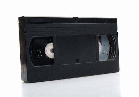 Isolated video casette Stock Photo - Budget Royalty-Free & Subscription, Code: 400-05122493