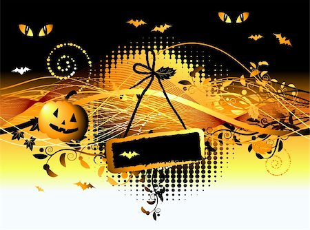 simsearch:400-04216941,k - Halloween night background Foto de stock - Super Valor sin royalties y Suscripción, Código: 400-05122669