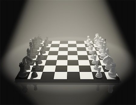 simsearch:400-04955785,k - 3d chess on a board Stock Photo - Budget Royalty-Free & Subscription, Code: 400-05122871