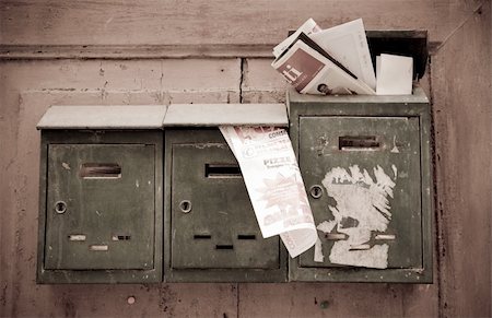 Retro Mailboxes. Old Italy Series. Photographie de stock - Aubaine LD & Abonnement, Code: 400-05122905