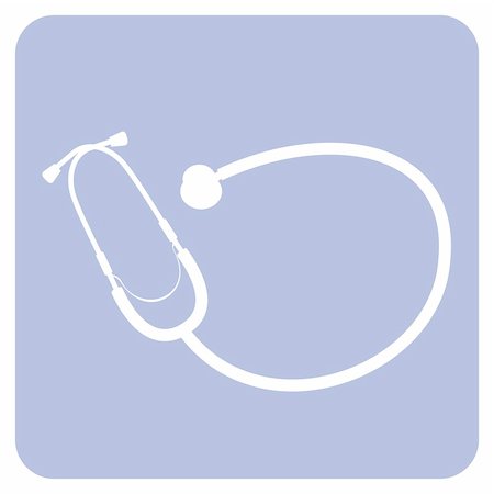 simsearch:400-05914955,k - Stethoscope icon. Vector availabe Photographie de stock - Aubaine LD & Abonnement, Code: 400-05123162