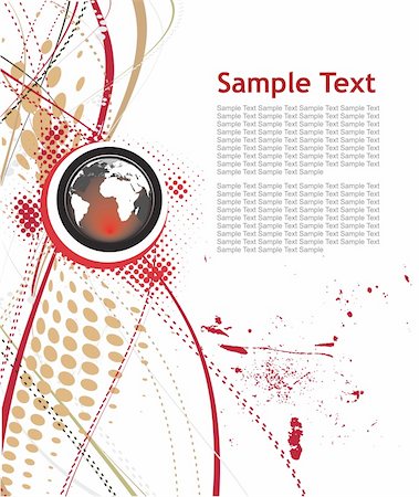 simsearch:400-04885353,k - abstract halftone background with circle globe Stock Photo - Budget Royalty-Free & Subscription, Code: 400-05123187