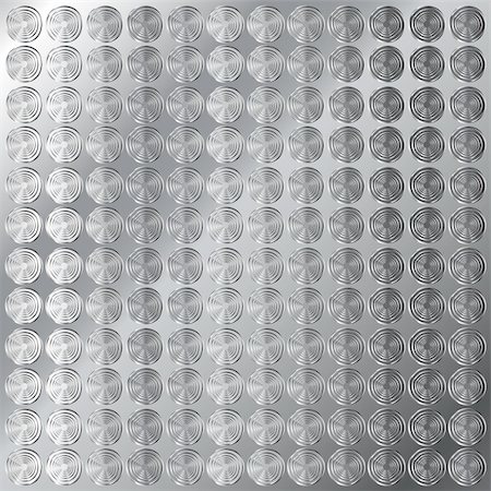 Vector illustration of stainless metal tiered small circle pattern background Stock Photo - Budget Royalty-Free & Subscription, Code: 400-05123810