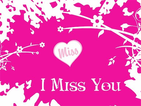 simsearch:400-04056436,k - i miss you, vector illustration Stock Photo - Budget Royalty-Free & Subscription, Code: 400-05134276