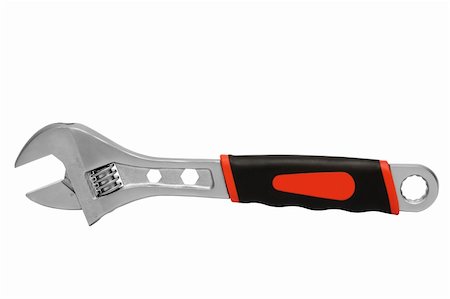 simsearch:400-05164273,k - Modern and convenient wrench on a white background Stock Photo - Budget Royalty-Free & Subscription, Code: 400-05134700