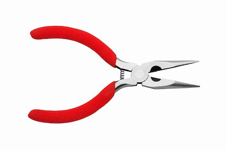 simsearch:400-05164273,k - Modern and beautiful pliers on a white background Stock Photo - Budget Royalty-Free & Subscription, Code: 400-05135178