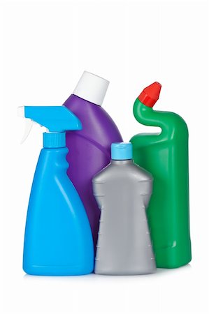 A plastic detergent bottles reflected on white background Foto de stock - Super Valor sin royalties y Suscripción, Código: 400-05135663