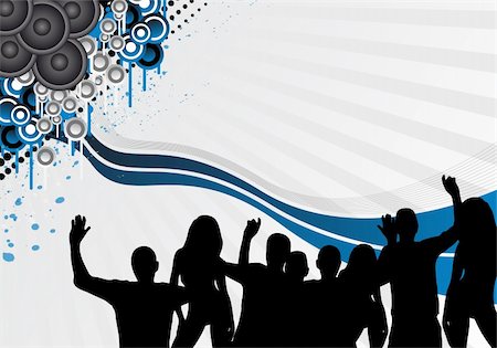 party background with people Stock Photo - Budget Royalty-Free & Subscription, Code: 400-05136111