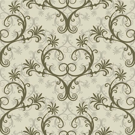 packing fabric - Seamless background from a floral ornament, Fashionable modern wallpaper or textile Stock Photo - Budget Royalty-Free & Subscription, Code: 400-05137354