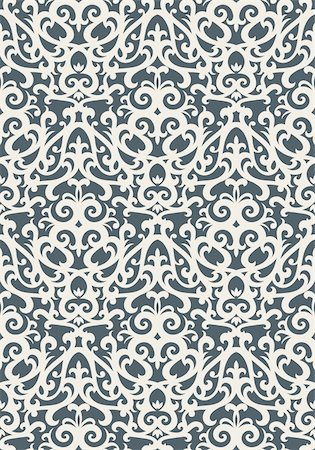 packing fabric - Seamless background from a floral ornament, Fashionable modern wallpaper or textile Stock Photo - Budget Royalty-Free & Subscription, Code: 400-05137363