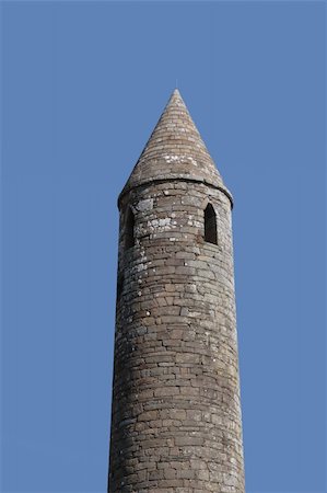 simsearch:400-05683614,k - a round tower near ballyduff county kerry ireland with blue sky background Foto de stock - Super Valor sin royalties y Suscripción, Código: 400-05138026