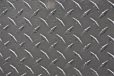 diamond plate steel pattern Stock Photo - Budget Royalty-Free & Subscription, Code: 400-05138404