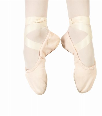 simsearch:400-05147643,k - Young female ballet dancer showing various classic ballet feet positions on a white background - Saunte in 1st. NOT ISOLATED Stock Photo - Budget Royalty-Free & Subscription, Code: 400-05138833