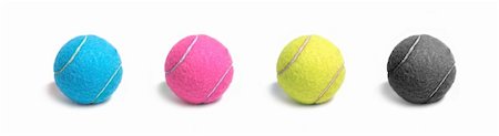 simsearch:400-04362378,k - cmyk tennis ball Stock Photo - Budget Royalty-Free & Subscription, Code: 400-05139115