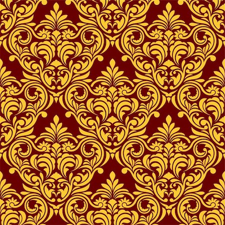 simsearch:400-05358075,k - Red-yellow Seamless Wallpaper Stock Photo - Budget Royalty-Free & Subscription, Code: 400-05139120