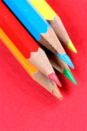 simsearch:400-04283158,k - Close-up picture of sharp pencils. Photographie de stock - Aubaine LD & Abonnement, Code: 400-05139444